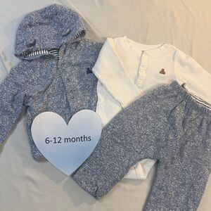 GAP - Blue and White Baby Outfit Set
